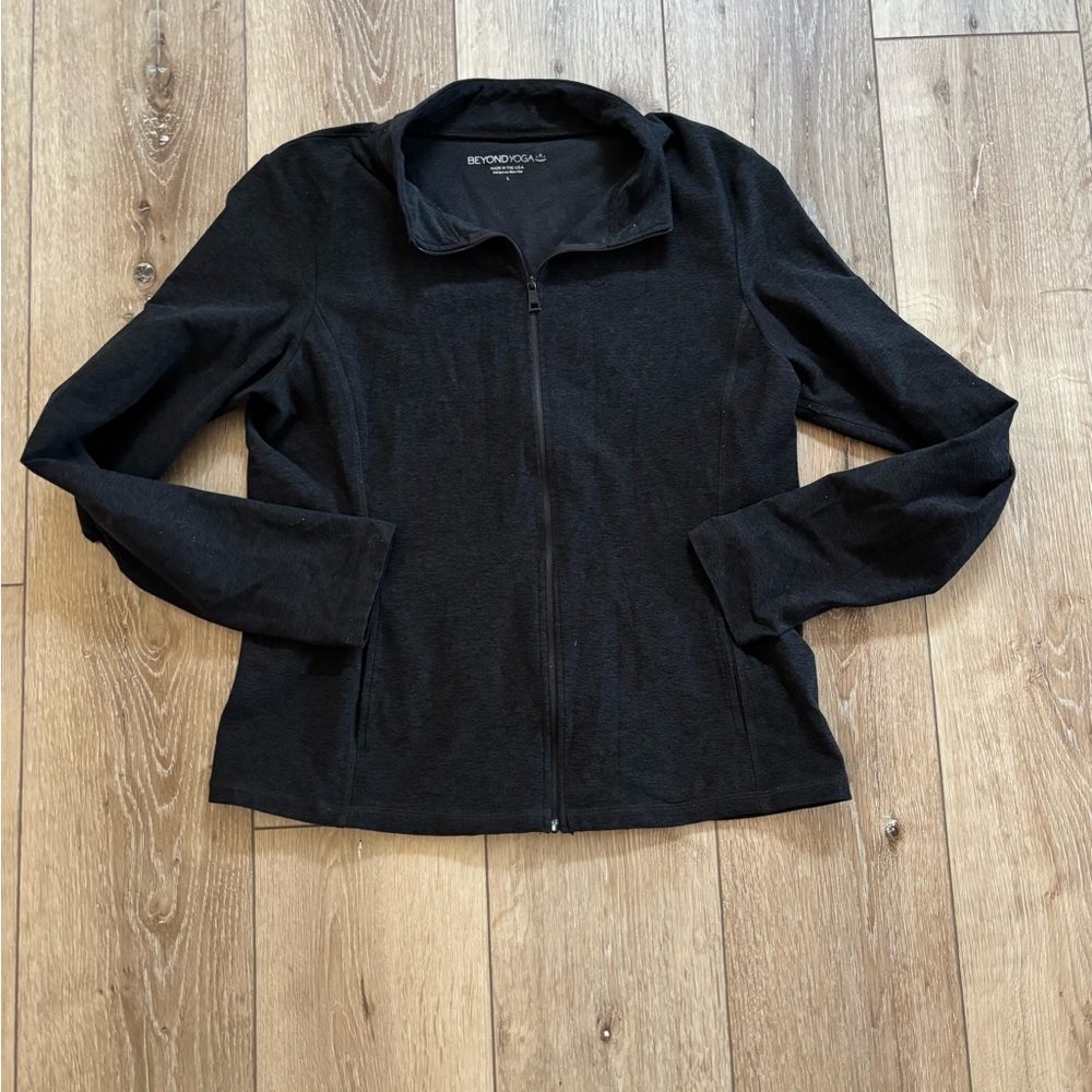 Beyond Yoga Black Full-Zip